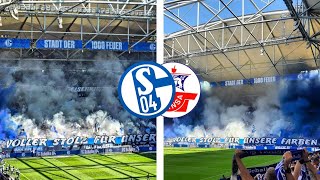 Pyro Schalke-Fans gegen Fc Hansa / Schalke 04 vs Fc Hansa Rostock 11.5.2024