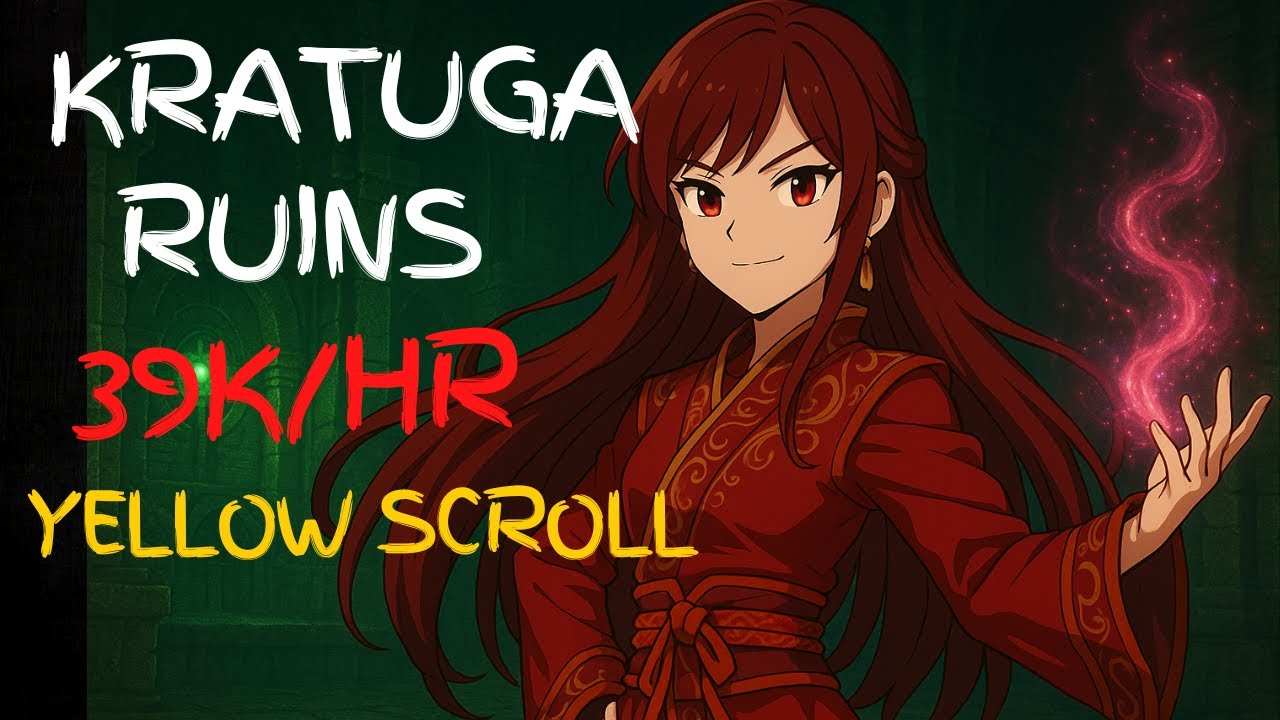 BDO Kratuga Ancient Ruins Succ Maegu 39k/hr Yellow Scroll Only 2025