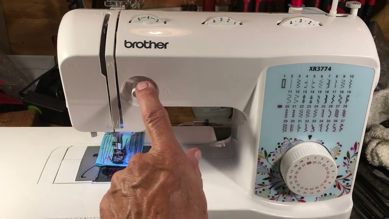 4 of 5 - How to Load the Bobbin into the Brother XR3774 Sewing Machine 