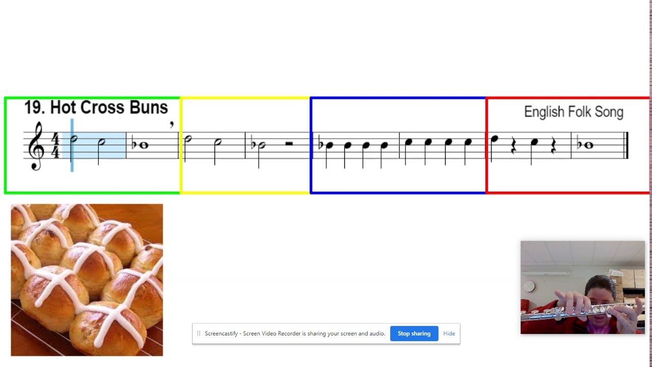 Cross Buns Flute Finger Chart