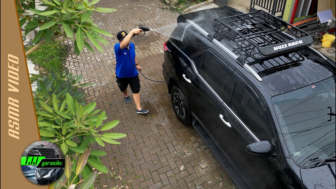 Pulang dari hutan, Mencuci sendiri Toyota Fortuner 2.8 GR Sport