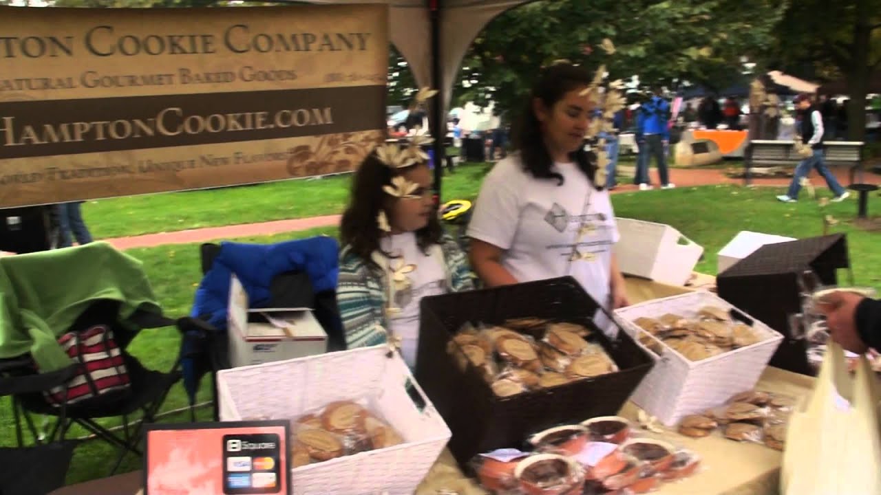 Selling Cookies at the Annual Hamilton, NY Festival and Farmer's Market