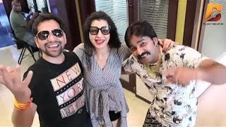 Pawan Singh Dinesh Lal Yadav & Sambhavna Seth का मस्ती भरा LIVE VIDEO