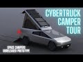 Space Campers - Unveiling the Cybertruck Camper Prototype - The Off-Grid Future is Here!