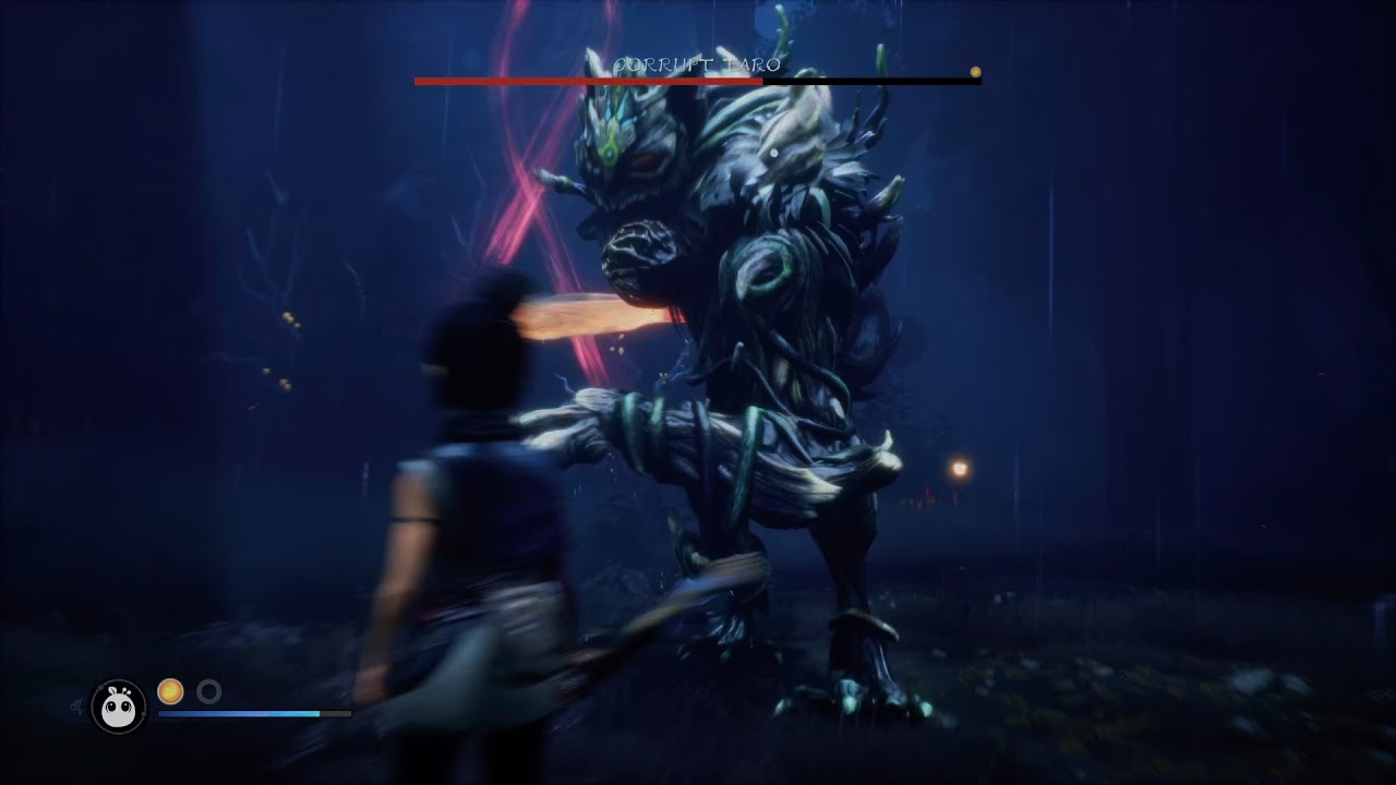 Kena: Bridge of Spirits "Corrupt Taro" Boss Battle (Hard)