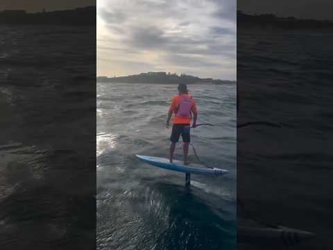 Downwind foiling the Kalama Barracuda V2 with Lift Foils 150 HA-X off the coast of NewcastlE, NSW