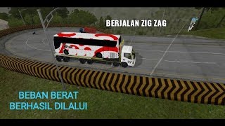 PERSIAPAN UNTUK UPDATE BUSSID 3.3 - PERJUANGAN TRUCK CANTER ANGKUT BUS MELEWATI SITINJAU LAUIK screenshot 5