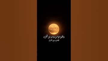 القارئ الشيخ ياسر الدوسري سورة القيامه خسوف القمر#ياسر_الدوسري #سورة_القيامه#قرآن (شوف الوصف)