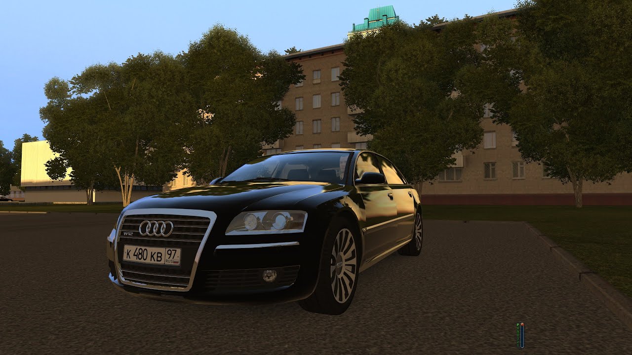 Audi city car driving Audi city car driving