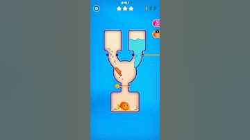 save the fish 🦈 level 7 Pull the pin android/ios walkthrough Gameplay #shorts #game #pullthepin