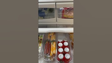ASMR Restock My Fridge With Me! #organization #restock #restocking #asmr #fridgeorganization #shorts