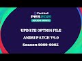 PES2021 || OPTION FILE UPDATE || ANDRI PATCH V9.0 PC VERSION || 28-02-2023
