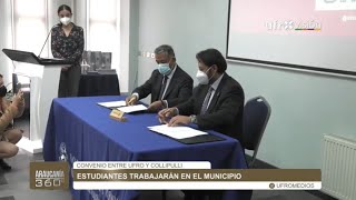 UFRO firma convenio de colaboración con la Municipalidad de Collipulli | ARAUCANÍA 360°