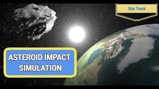 Asteroid Impact Simulation - Hypothetical Asteroid 2019 PDC - Chance of Colliding with Earth