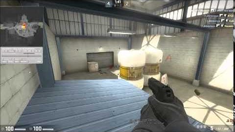 CS:GO 5k headshot pistol round on Nuke