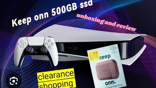 $25 #Keep onn 500GB ssd Walmart clearance 