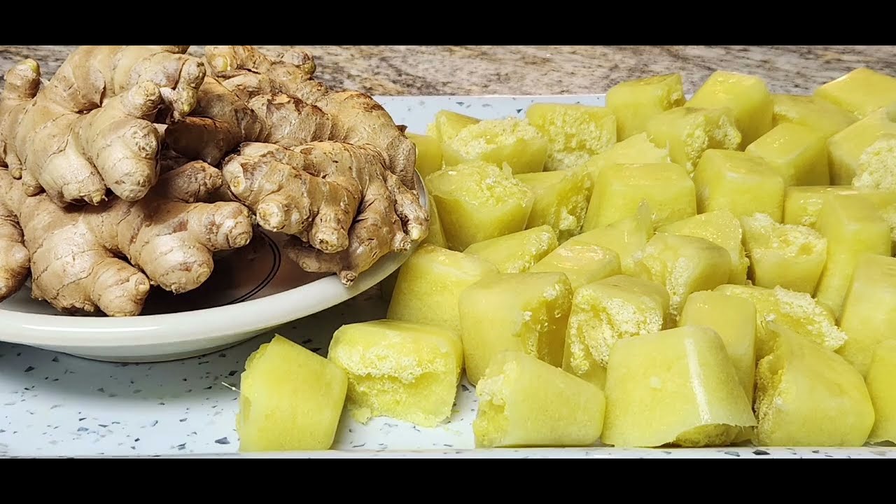 Ginger ,how to preserve Ginger 🫚 for easy cooking 