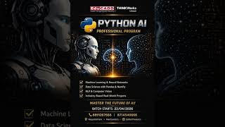 Python AI Professional Course | ML, Data Science, NLP & Projects | Starts 22 April 2026
