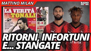 RECUPERI, INFORTUNI E STANGATE | Mattino Milan