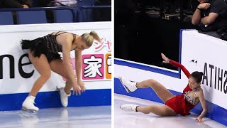 Figure Skaters Crashes into Board #3 |  Epic Fails