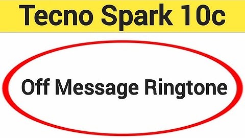 How to turn off message ringtone, Tecno Spark 10c me message sound band kaise karen, message problem