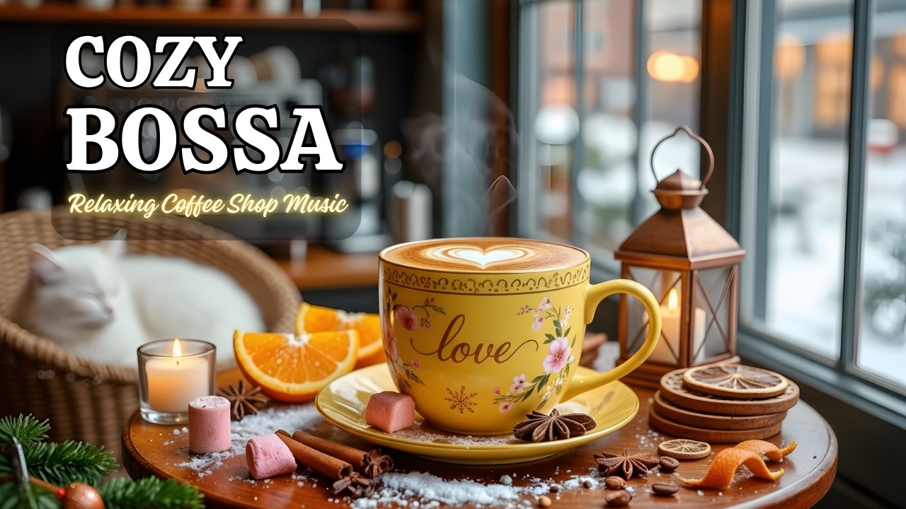Cozy Jazz Bossa Nova ☕ Happy Morning Jazz Instrumental for Study & Energy Focus