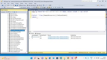 How to Check for Null and Not Null and Empty values column in SQL server || Madhu Tutorial