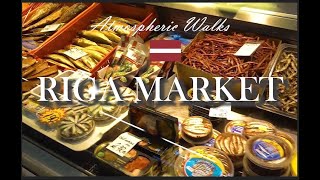 CITY WALKS: Riga Central Market - Рижский рынок Латвия