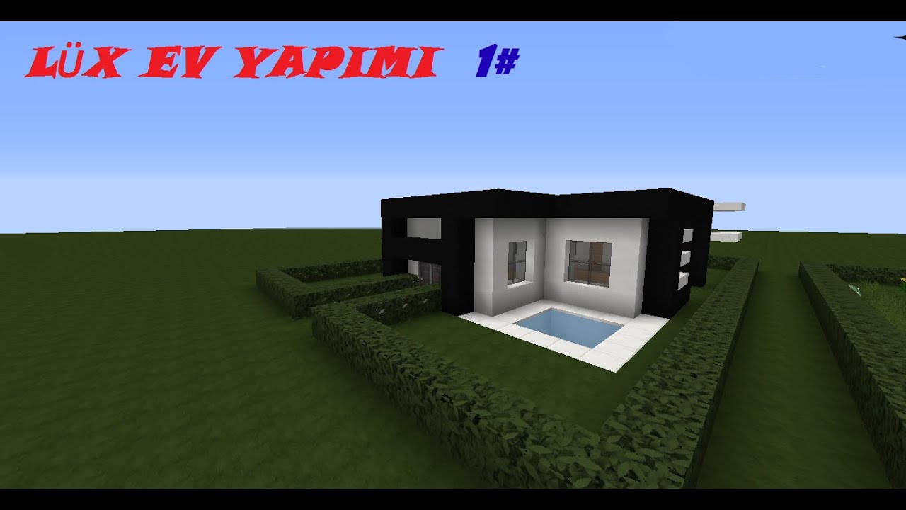 Minecraft Lüx Ev Yapımı 1 YouTube
