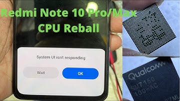 Redmi Note 10 Pro/Max Front Camera,Sound,sim/memory,No power Problem fix by CPU Reball in Chittagong