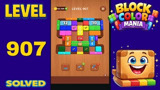 Block Color Mania – Level 907 | Fast & Clean Solution