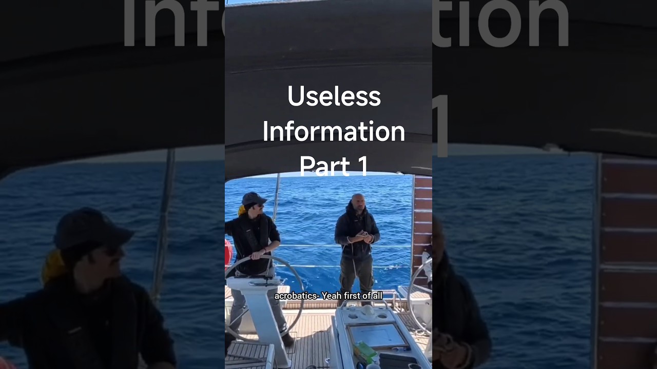 ⁣The most Useless Knot for sailors