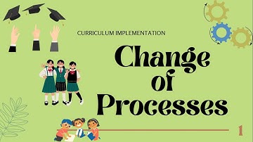 Curriculum Implementation: Change of Processes