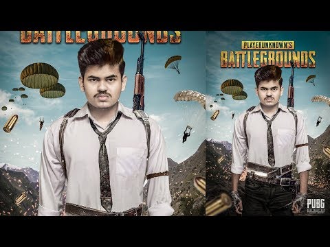 Picture Editing Like PUBG Poster in Photoshop CC - PUBG Poster - Pubg DP