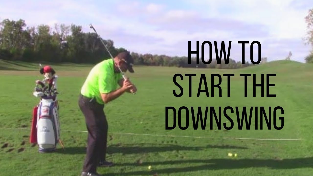 How to Start The Downswing Correctly - YouTube
