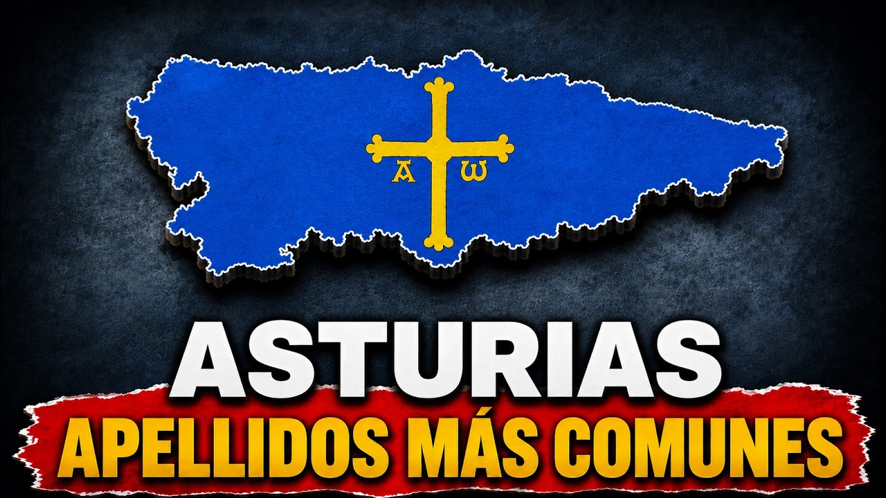 LOS APELLIDOS MÁS COMUNES DE CADA PROVINCIA DE ASTURIAS
