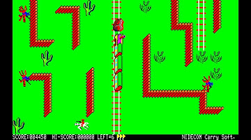 Sharp X1 Game: Wild Western (1983 Nidecom Soft)