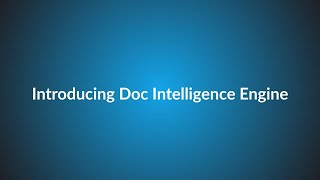 Doc Intelligence Engine at DiligenceVault