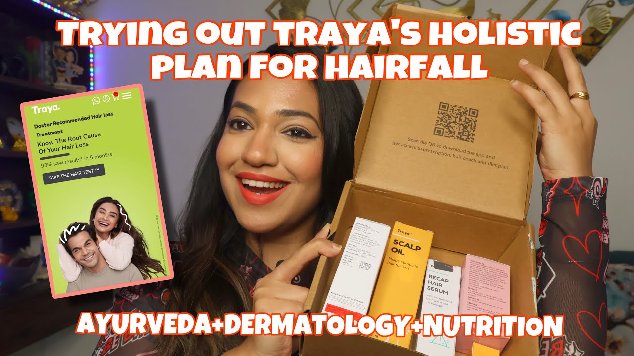 TRAYA Hair Care Kit Unboxing Products Review IS IT WORTH traya traya-hair-care-kit-unboxing-products-review-is-it-worth-traya