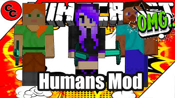 Minecraft Mods: " Humans Mod 1.2.2 "