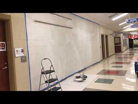 Winterville Elementary School mural Time Lapse Video