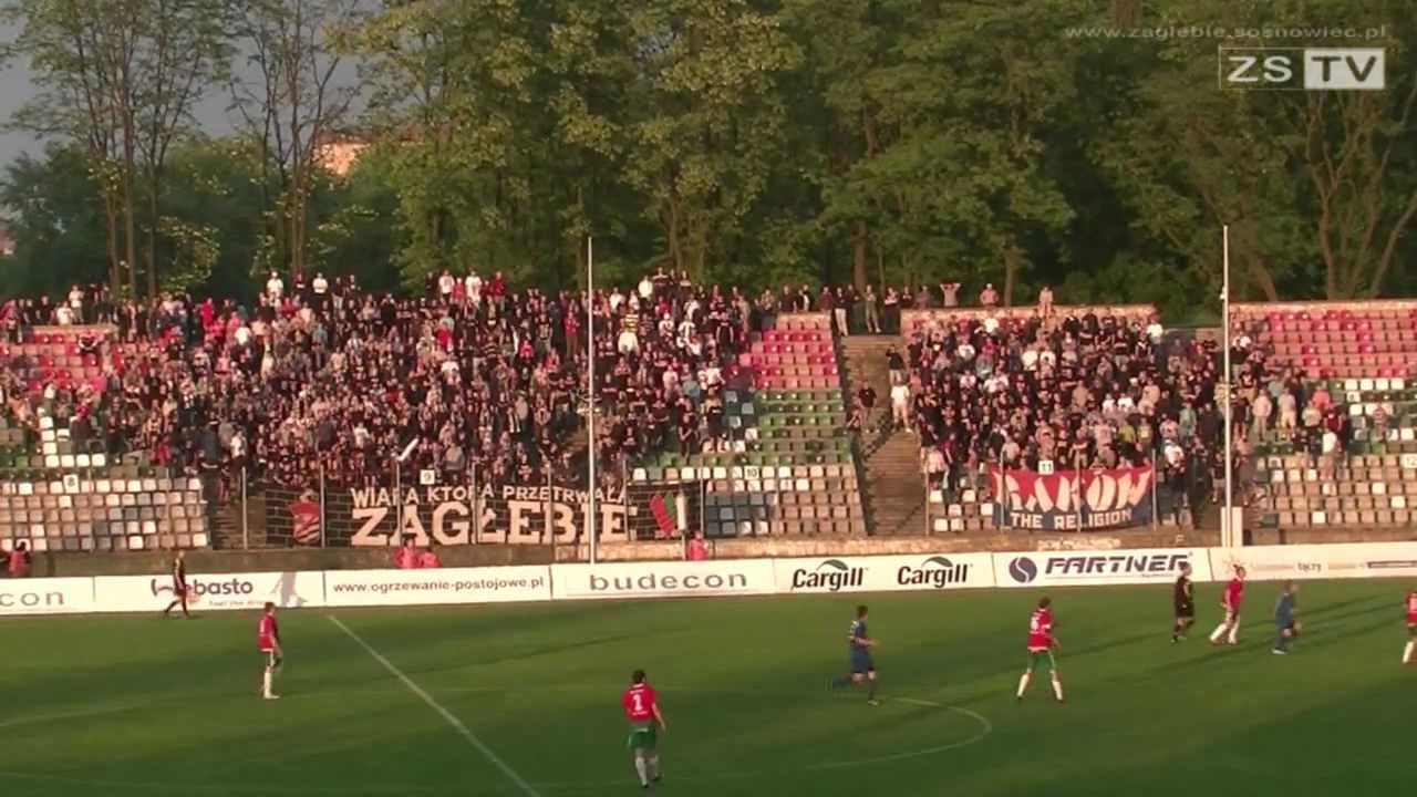 Skrót meczu: Zagłębie Sosnowiec - Raków Częstochowa