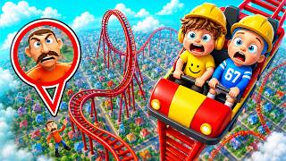 Building The WORLDS TALLEST ROLLERCOASTER In Roblox!