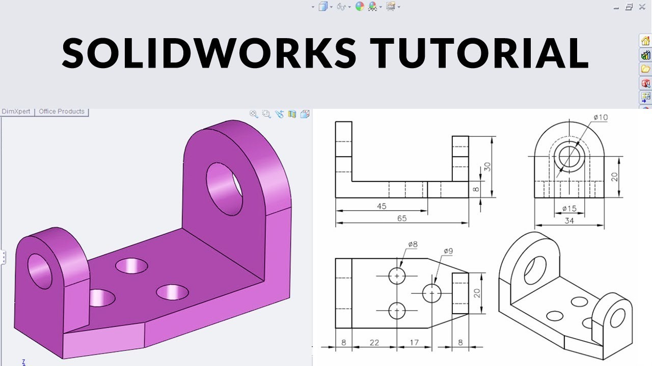 Solidworks Tutorial For Beginners - Solidworks Drawing Tutorial