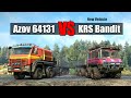 Snowrunner KRS 58 Bandit vs Azov 64131 | New 8x8 vs Old 8x8