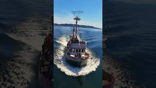 F/V Anita Departs Puget Sound for Alaska Salmon Season | Commercial Seiner | 4K DJI Drone