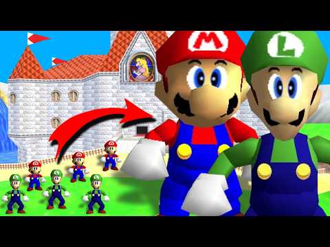 From TINY to GIANT | MARIO 64 HIDE AND SEEK!
