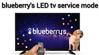 blueberry LED tv service mode