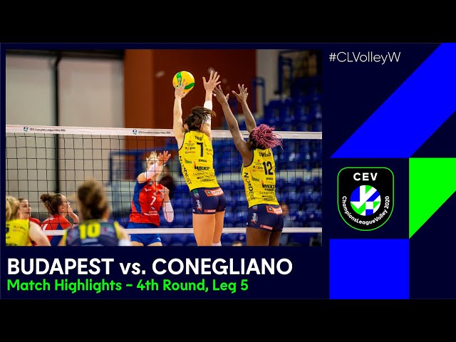 #CLVolleyW | Vasa Óbuda BUDAPEST vs. A Carraro Imoco CONEGLIANO - Match Highlights