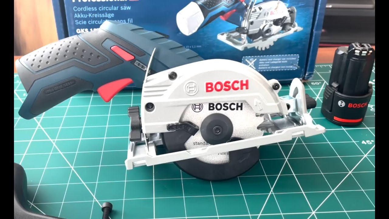 Bosch Professional GKS 12V -26 Circular Saw Unboxing. mini daire testere kutu açılımı.